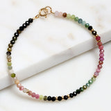 Watermelon Tourmaline Charis Bracelet