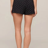 Luxe Dot Shorts in Black