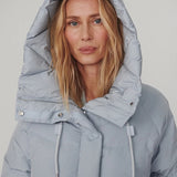 Adler Down Puffer Coat : Glacier Blue