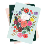 Garden Party Stitched Notebook Set