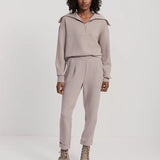 The Rolled Cuff Pant 25" Taupe