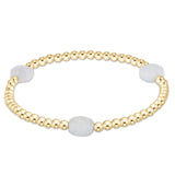 Aquamarine Admire Gem 3mm Gold Bracelet