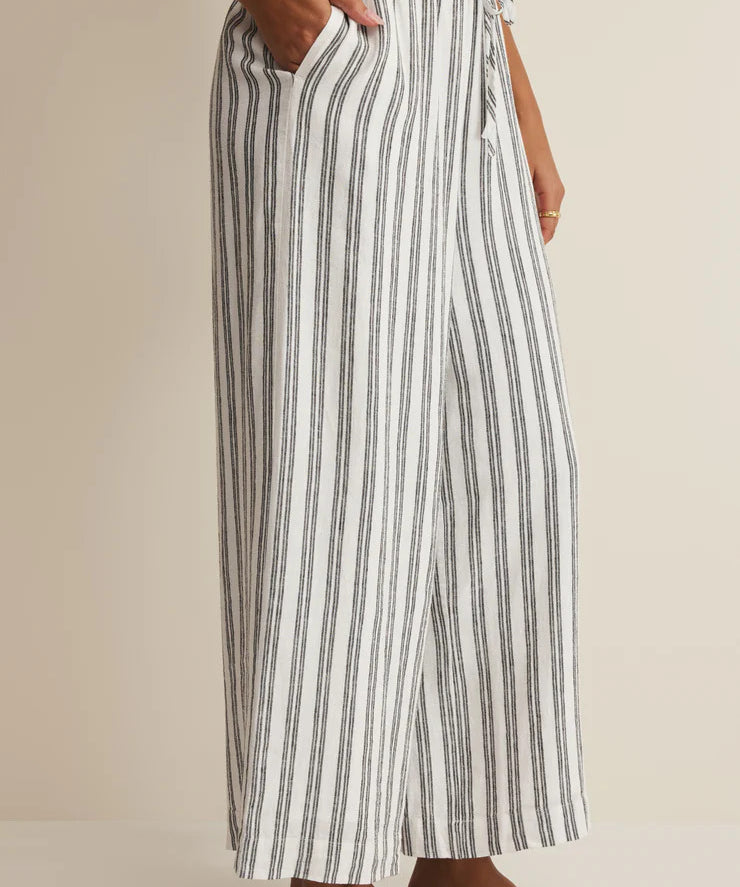 The Perfect Striped Linen Pant