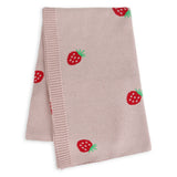 Strawberry - Organic Cotton Baby Blanket