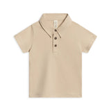Organic Ben Short Sleeve Polo - Oat