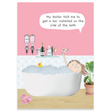 Bath Bar Greeting Card