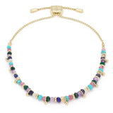 Harmony Candy Multi Gemstone Gold Bracelet