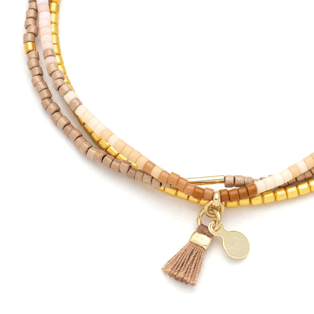 Chromacolor Bracelet Trio - Desert Multi/Gold