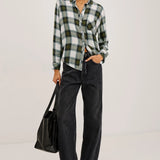Hunter Shirt : Olive Ivory