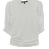 Shirred Puff Sleeve Top