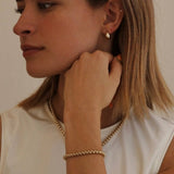 Gold Dome Earrings