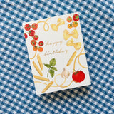 Pasta Party Birthday Greeting Card | Birthday Card