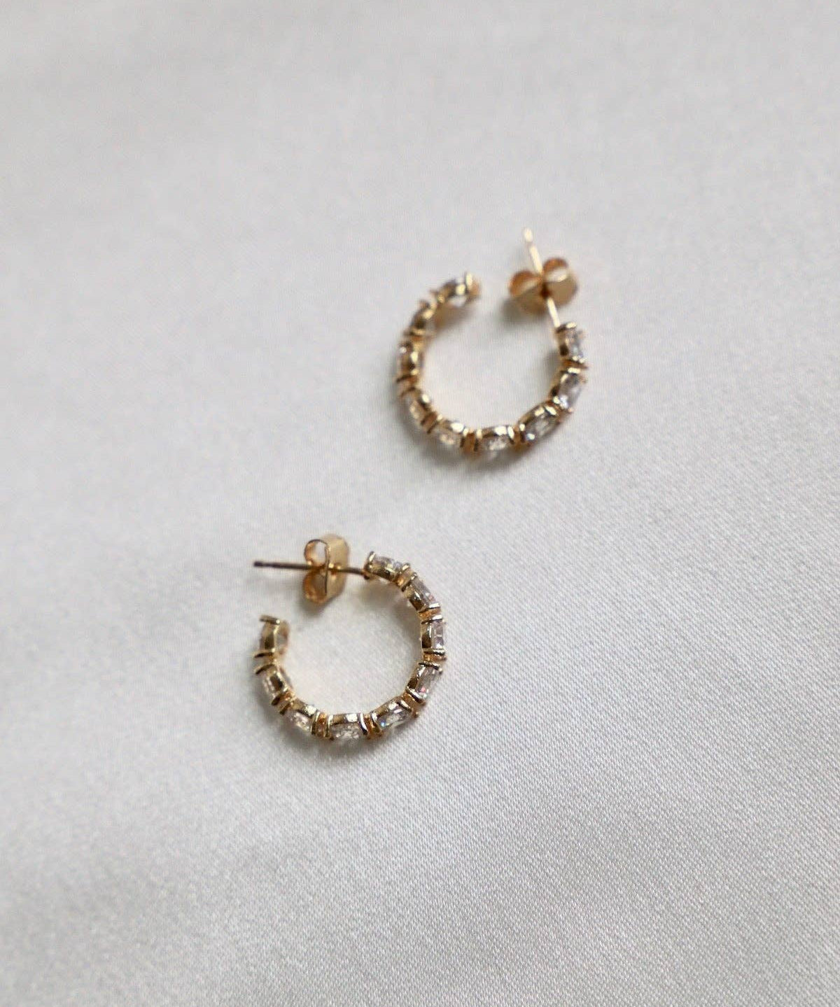 Stella CZ Eternity Hoops