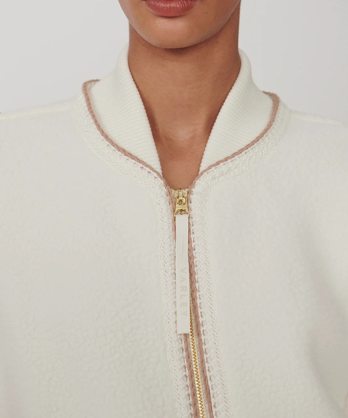 Klaudia Fleece Jacket : Egret