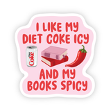 Books Spicy - Vinyl Sticker