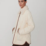 Bartley Quilted Jacket : Parchment