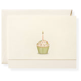 Birthday Cupcake Individual Notecard