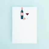Wine and Chocolate Notepad