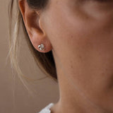 Silver Petite Knot Studs