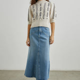 Oatmeal Navy Addy Sweater