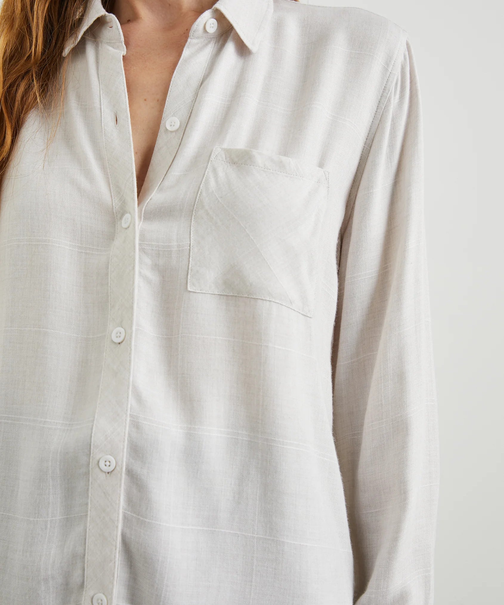 Rails Hunter Shirt : Birch Heather