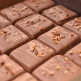 Miss Ginny's English Toffee 9 Piece Box : Milk Chocolate + Pecan