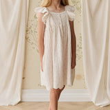 Organic Cotton Muslin Annalise Dress - Pauline Pink