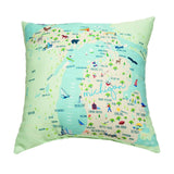 Michigan 18" Square Original Pillow