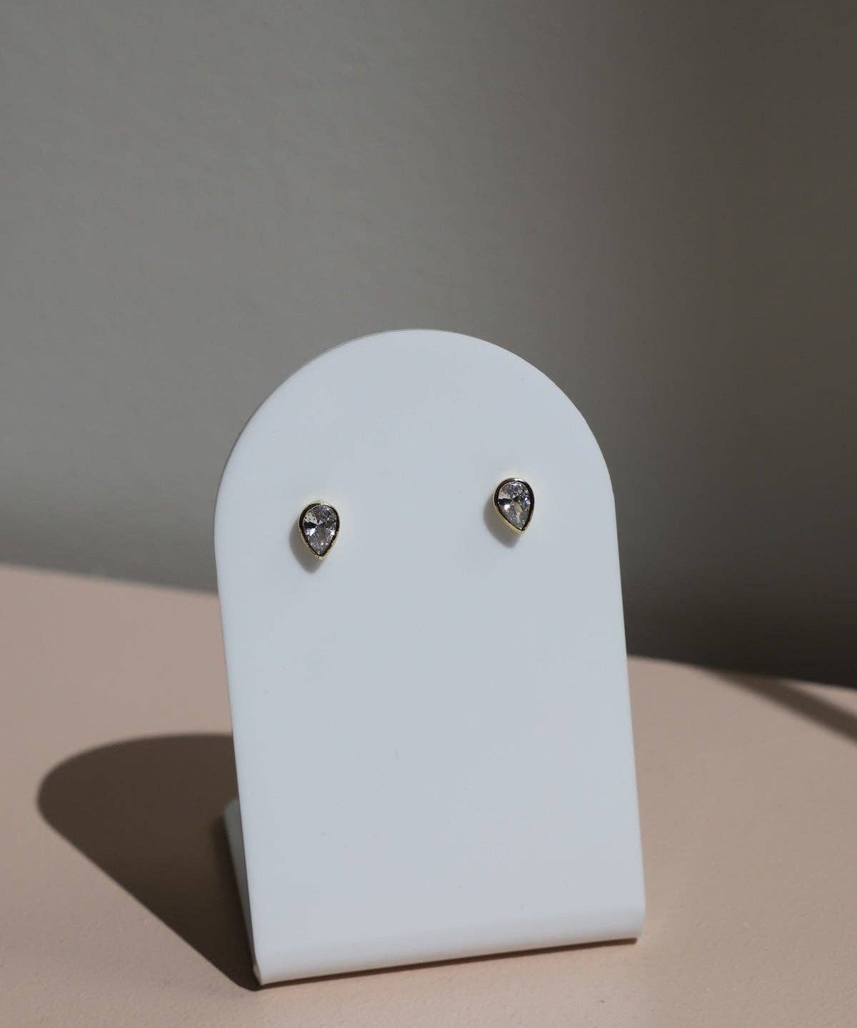 Goldie Pear Studs