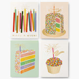Birthday Candles Keepsake Card Box