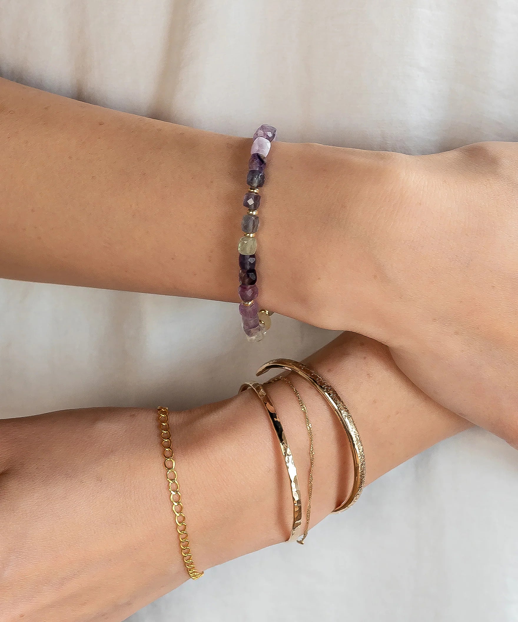 Fluorite Calliope Bracelet