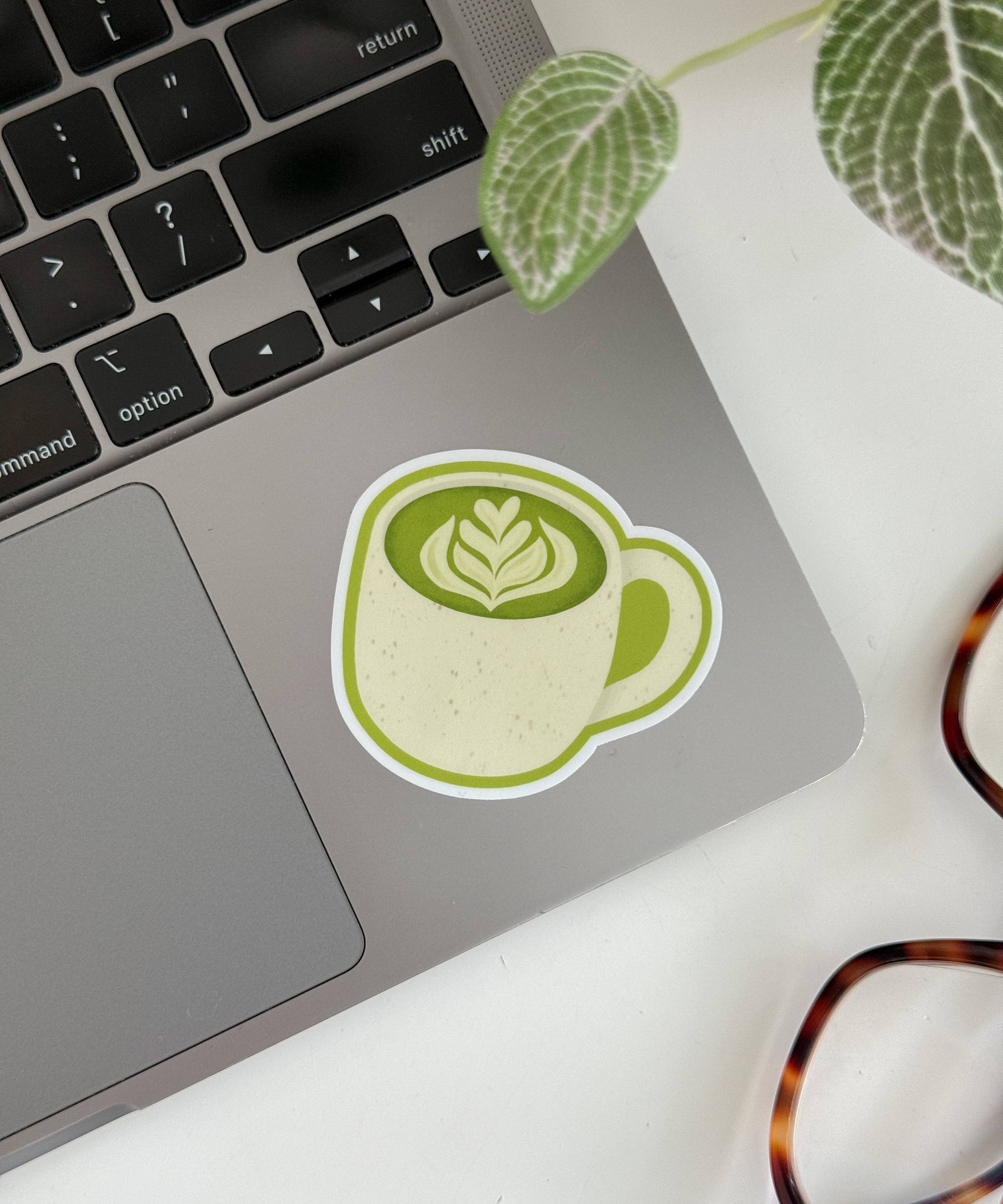 Cozy Matcha Latte - Vinyl Sticker