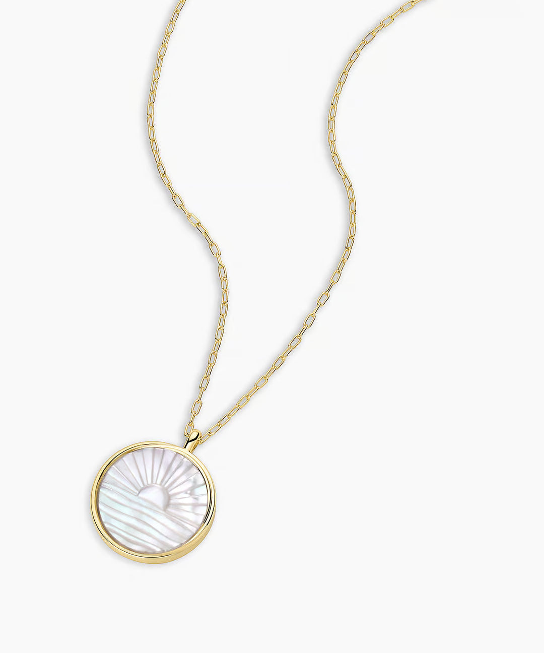 Sunset Etched Necklace