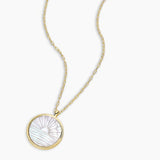 Sunset Etched Necklace