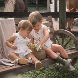 Petite Farmstead Organic Cotton Sunsuit