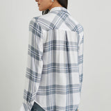 Hunter Shirt : White Indigo
