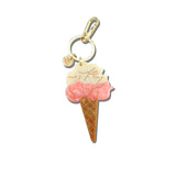 Hand-painted Gelato Bag Charm + Keychain