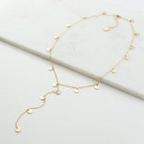 Fools Gold Lariat Necklace