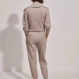 Slim Cuff Pant 25" : Taupe Marl