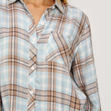 Hunter Shirt : Chambray Ivory Dune