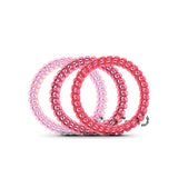 Think Pink - Small Spiral Hair Coils 3-pack