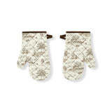 Country Toile Oven Mitt Set
