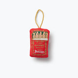 Sardines Embroidered Ornament