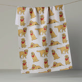 Golden Days Tea Towel: Vanilla