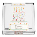 Happy Birthday Cake Acrylic Box