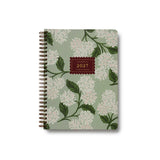 2027 Sage Hydrangea 12-Month Softcover Spiral Planner