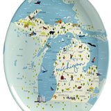 Michigan Whimsical 16" Platter