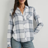 Hunter Shirt : White Indigo