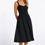 Corsica Smocked Poplin Dress