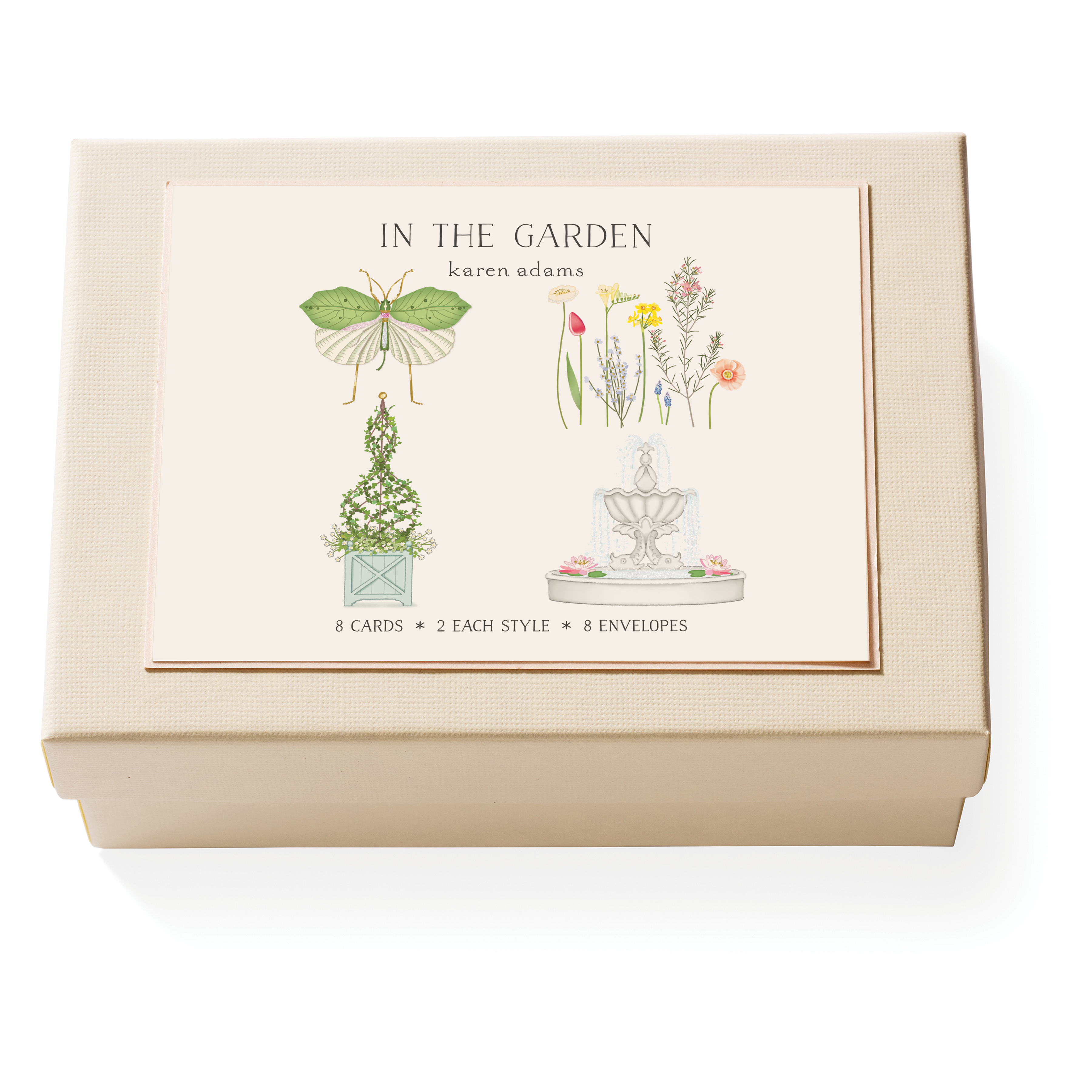 Rue de Fleur Individual Notecard